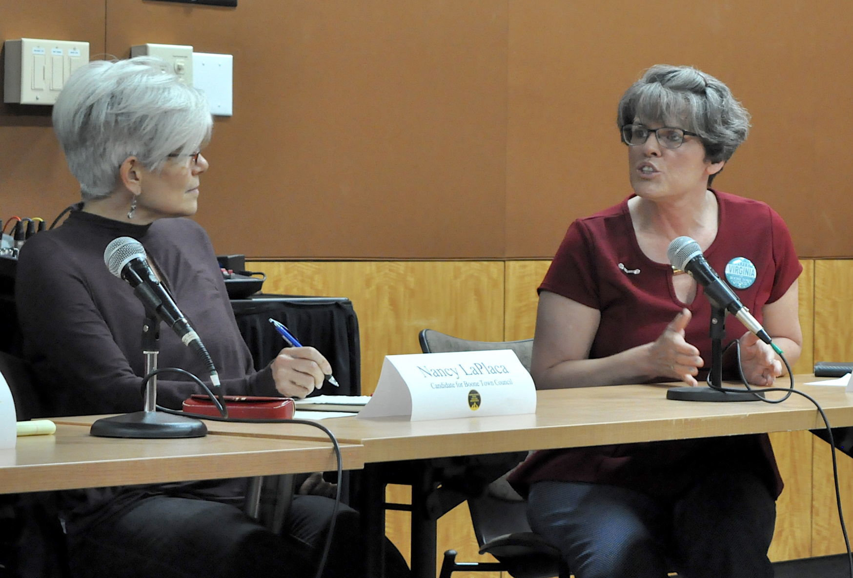 Virginia Roseman and Nancy LaPlaca
